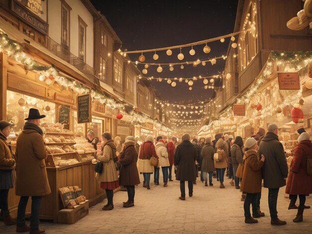 Mercado tradicional de Navidad de Aquisgrán