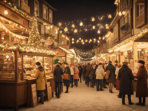 Mercado tradicional de Navidad de Aquisgrán