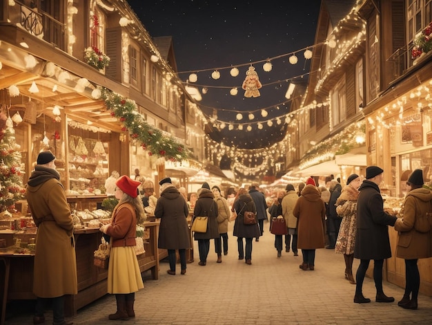 Mercado tradicional de Navidad de Aquisgrán