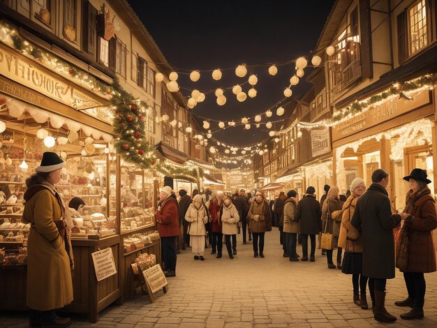 Mercado tradicional de Navidad de Aquisgrán