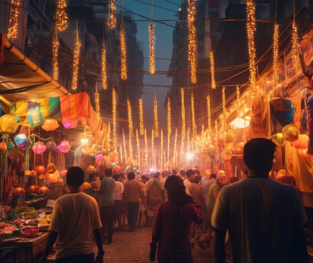 Los mercados de Diwali