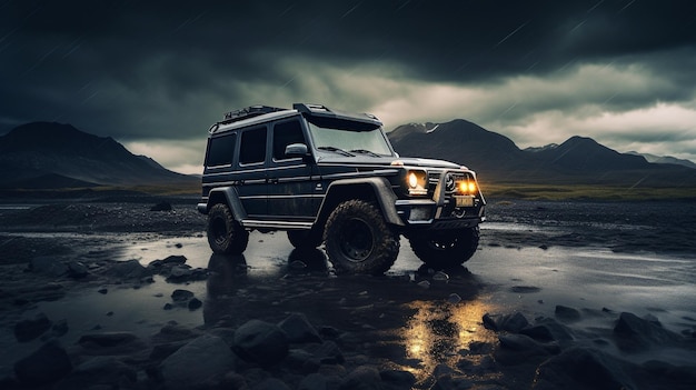 Foto mercedes g fora de estrada