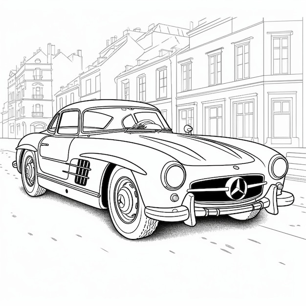 El MercedesBenz 300 SL con código de chasis W198 es un superdeportivo biplaza producido por la empresa alemana