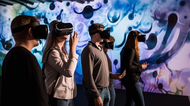 Mergulhe em um mundo digital com fones de ouvido de realidade virtual