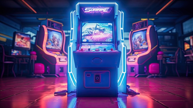 Foto mergulhe na nostalgia dos jogos com esta máquina arcade agora equipada com uma tela 3d holográfica