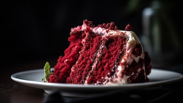 Mergulhe no aveludado Red Velvet Cake