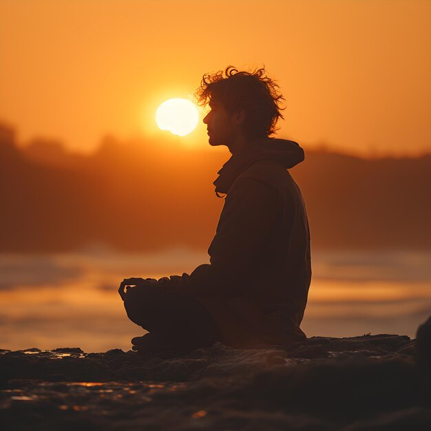 Foto mergulhe profundamente no mundo das técnicas de meditação, benefícios e práticas