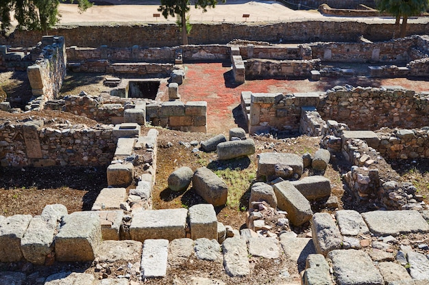 Merida Alcazaba in Spanien Badajoz Extremadura