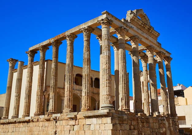 Merida Diana Temple in Badajoz Spanien