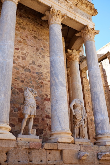 Merida in Badajoz römischem Amphitheater Spanien