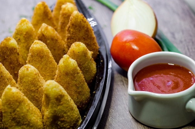 Foto merienda brasileña.