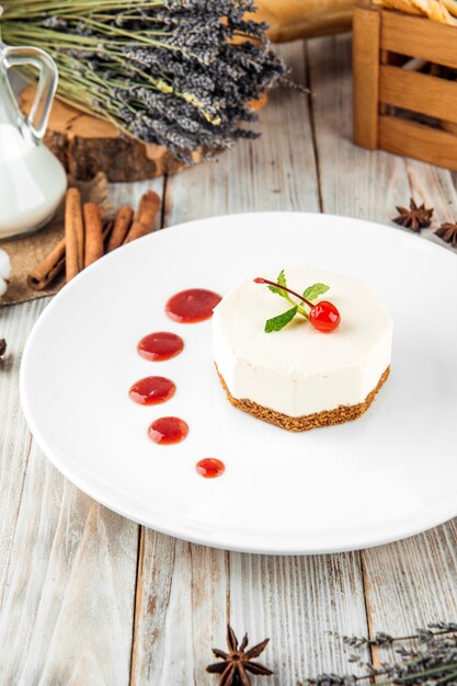 Mermelada de tarta de fresa y mascarpone