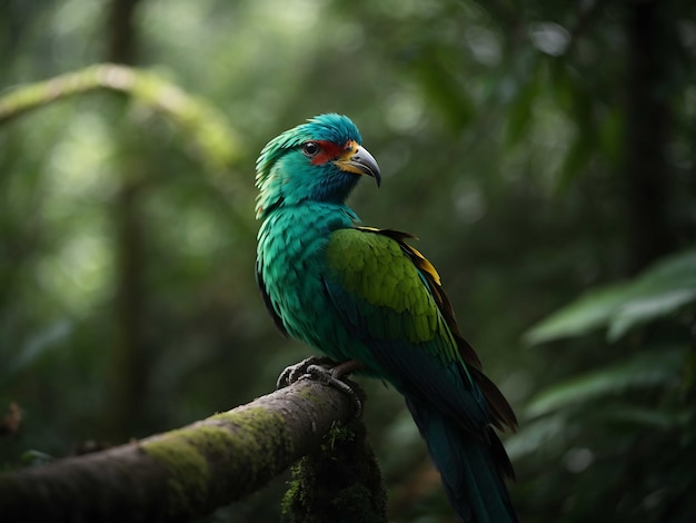 Mês da Herança Hispânica do pássaro Quetzal