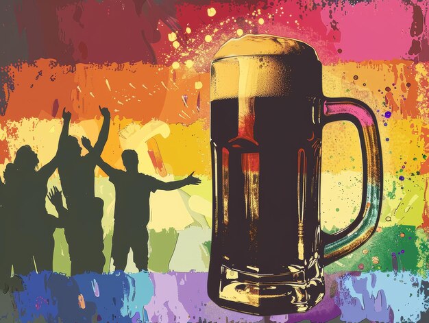 Foto mês do orgulho clube de bar lgbtq