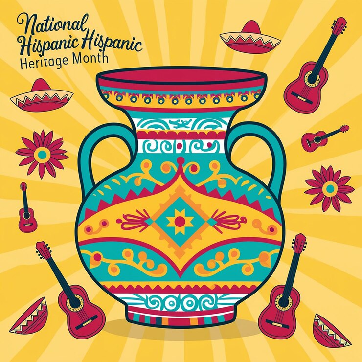 Foto el mes de la herencia hispana y la cultura dominicana