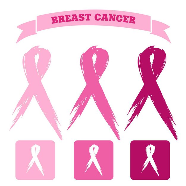 Foto mes mundial de concientización sobre el cáncer de mama en octubre día del cáncer de mama concientización sobre la enfermedad del cáncer de mama