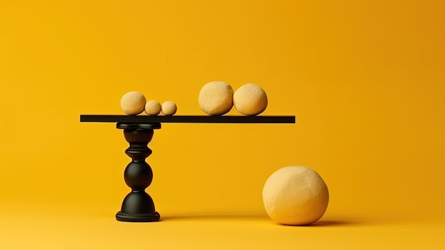 mesa com fundo amarelo