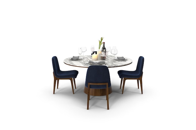 Mesa de comedor con sillas