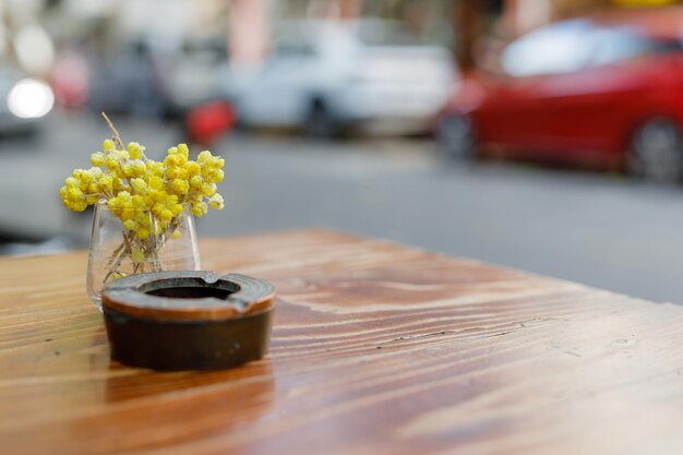 Foto mesa de café de verão na turquia