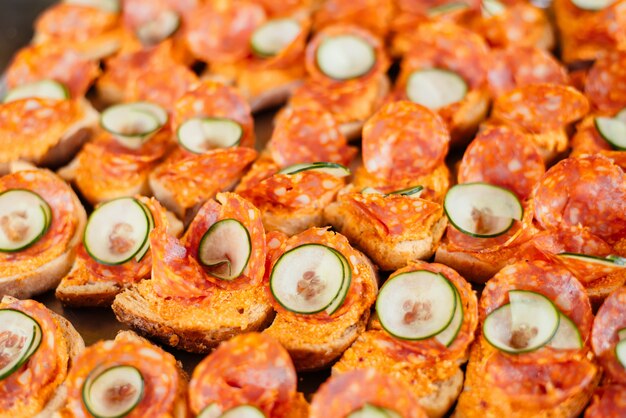 Mesa de canapés