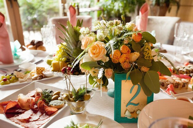 Foto mesa de casamento