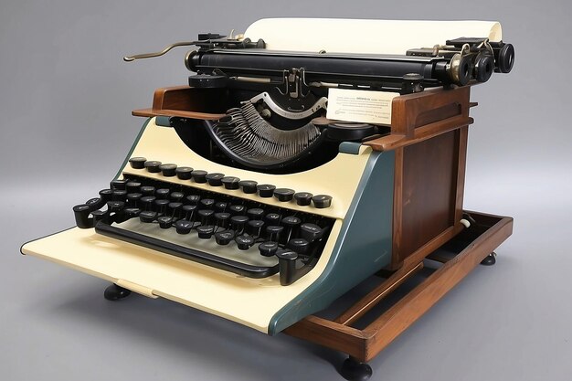 Mesa de escrita de máquina de escrever vintage