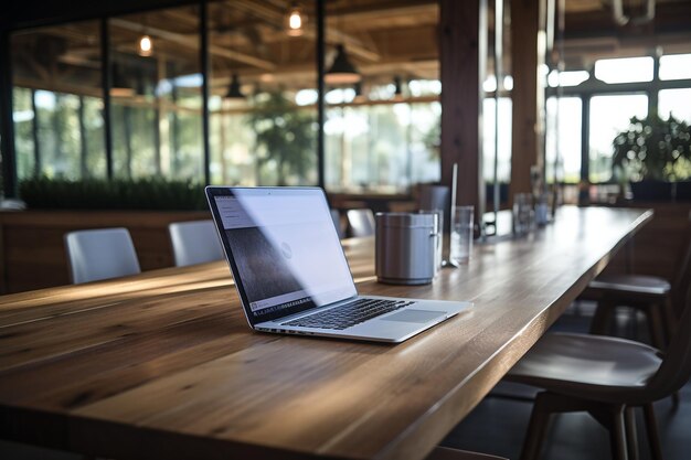 Foto mesa de incubadora de startups com recursos de orientação e oportunidades de networking