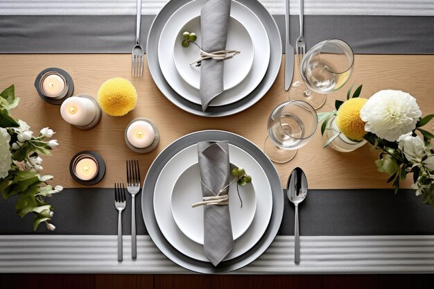 mesa de jantar simplesmente decorada móveis profissional publicidade fotografia de alimentos