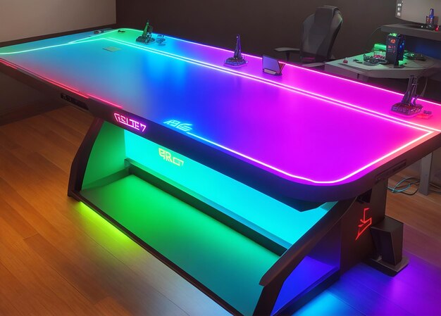 Mesa de jogos RGB