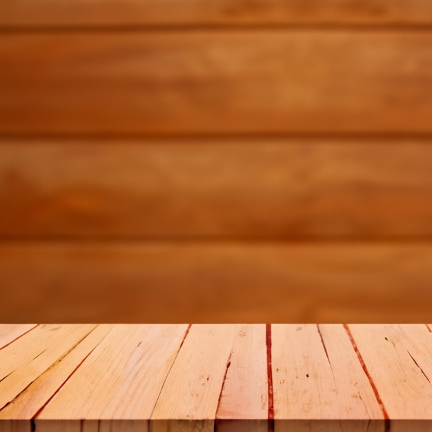 Foto mesa de madeira com fundo de textura de madeira