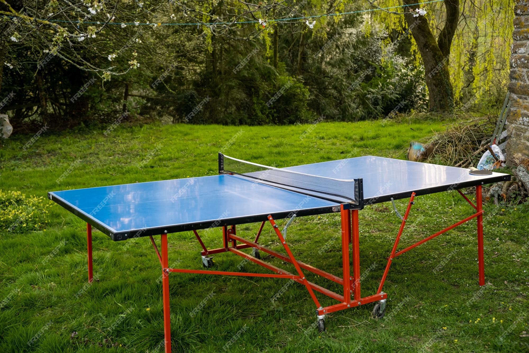 Mesa ping-pong dobrável para campismo da Aktive