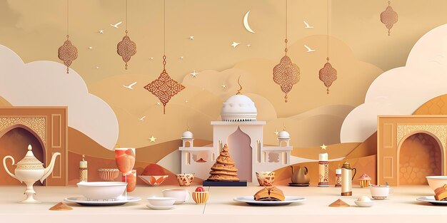 una mesa con una decoración de Navidad en ella