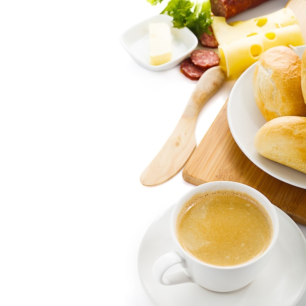 Foto mesa de desayuno con texto de muestra