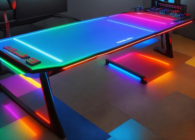 Mesa de juegos RGB