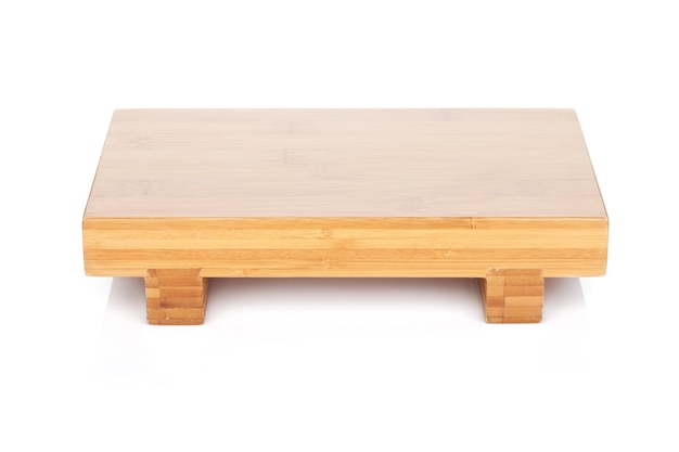 Mesa de madera para comida japonesa