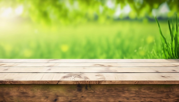 Una mesa de madera con un fondo verde y la palabra amor en ella
