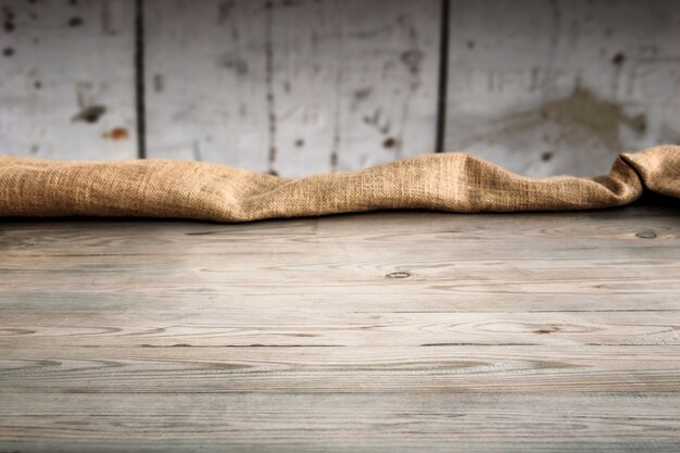 Mesa de madera con fondo