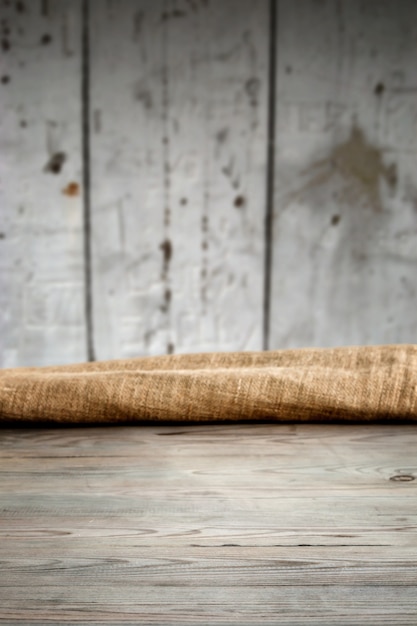 Mesa de madera con fondo