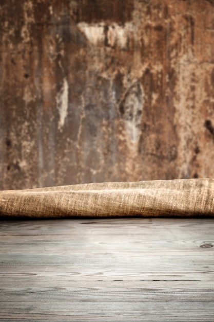 Mesa de madera con fondo