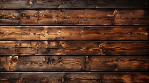 Foto mesa de madera en una habitación oscura