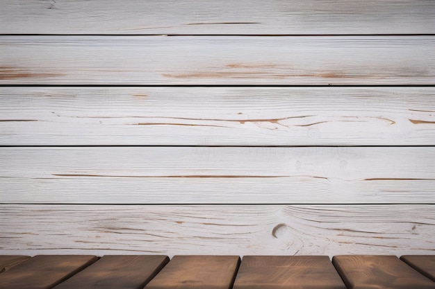 Una mesa de madera con suelo de madera y un suelo de madera con suelo de madera blanca.