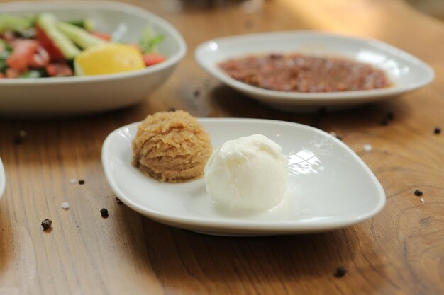 Mesa meze de cena tradicional turca y griega