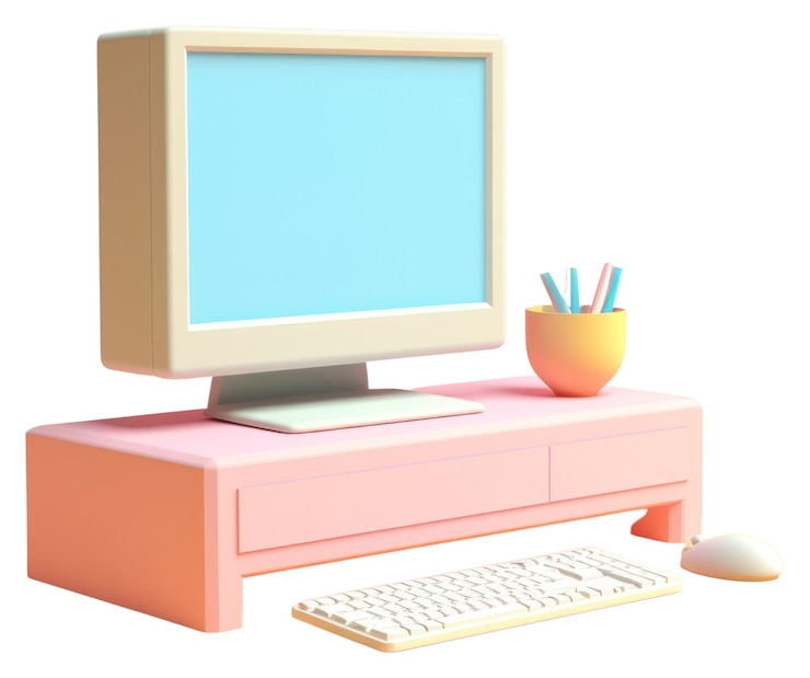 Foto mesa de muebles para computadoras de png