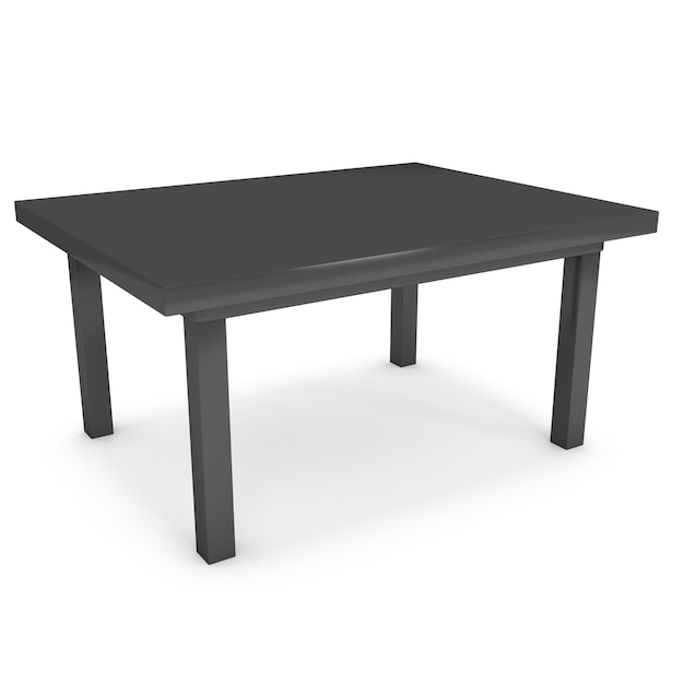 Mesa negra modelo 3d