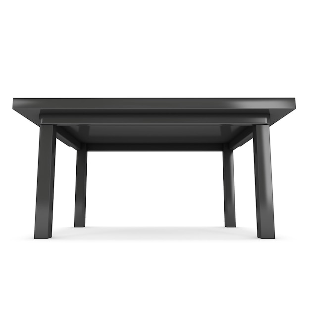 Mesa negra modelo 3d