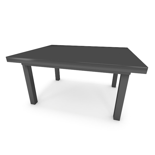 Mesa negra modelo 3d