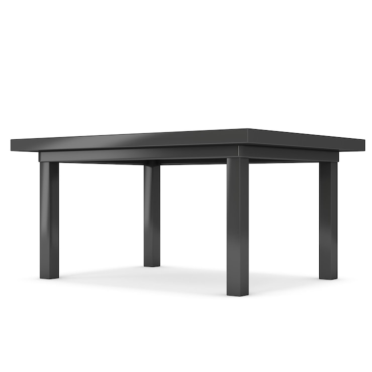 Foto mesa negra modelo 3d