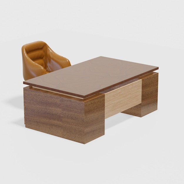 Mesa de oficina W200xD120xH75cm con silla 2160px 1024 muestreo F01