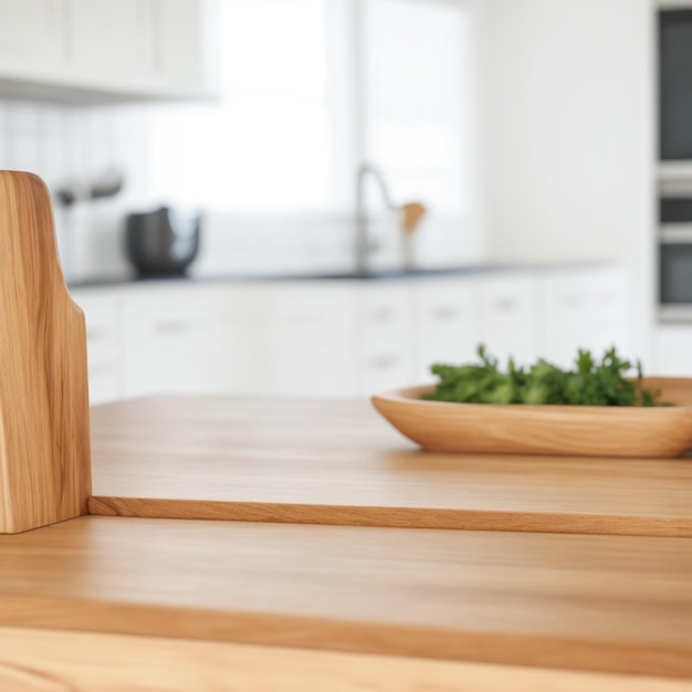 mesa vacía en la cocina