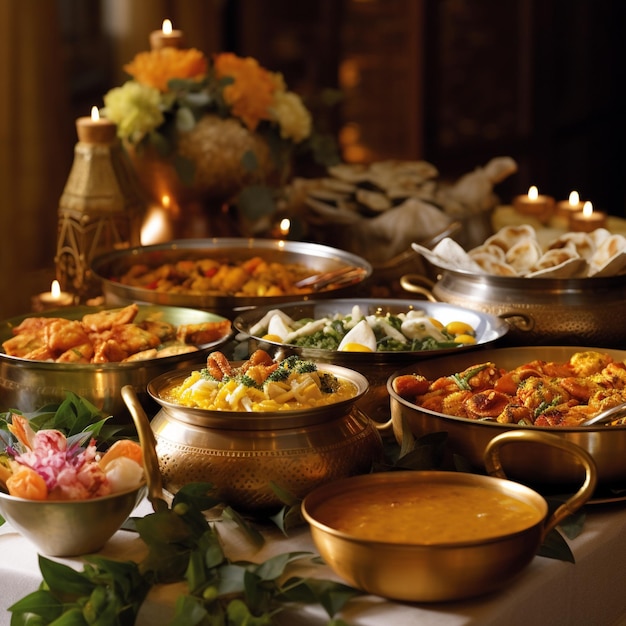 Mesas de boda en todos los continentes: un espectáculo de comida tradicional